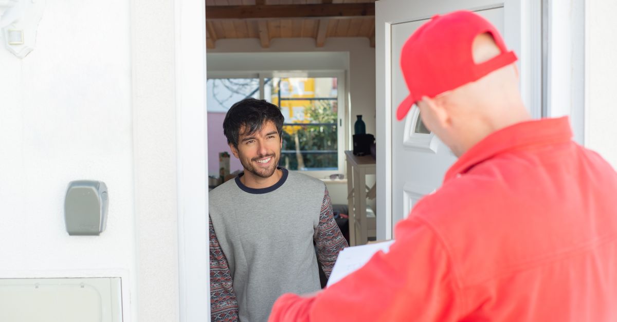locksmith unlocking front door — Beacon Locksmith